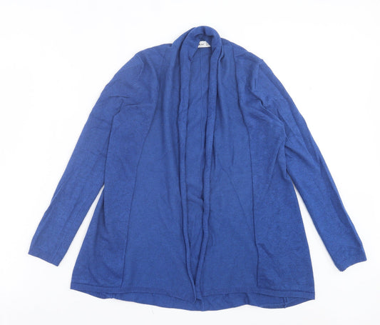 Womens UK Size S Zara Blue Cardigan Jumper