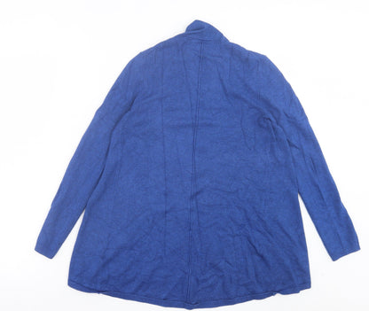 Womens UK Size S Zara Blue Cardigan Jumper