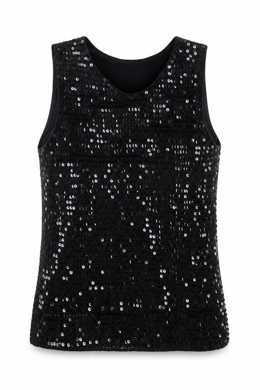 Womens UK Size 16 AMARANTO Black Basic Tank