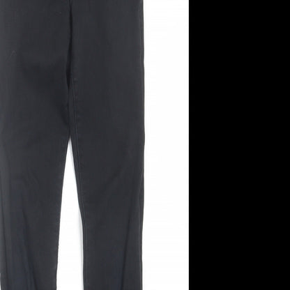 Womens UK Size 4 H&M Regular Fit Skinny Black Jeans