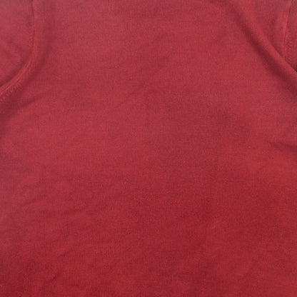 Womens UK Size 12 Marks and Spencer Red Pullover Jumper