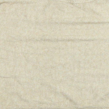 Primark Womens Beige High Neck Acrylic Pullover Jumper Size S