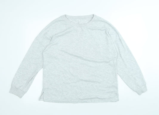Primark Womens Grey Round Neck Polyester Pullover Jumper Size M