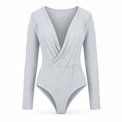Womens UK Size XS H&M One-Piece Blue Bodysuit