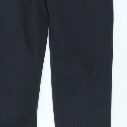 Denim & Co Womens Black Cotton Skinny Jeans Size 8 L28 in Regular Button