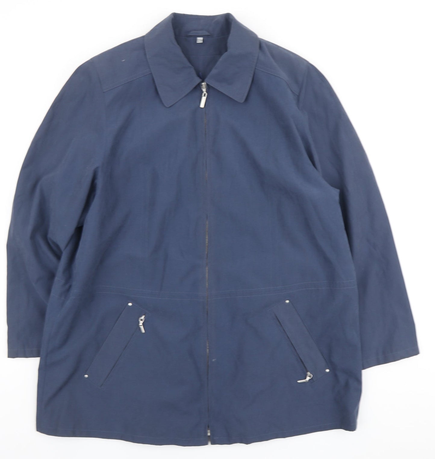 Womens UK Size L Preworn Blue Jacket