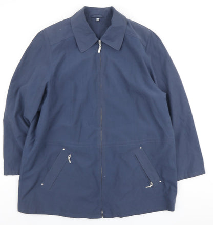 Womens UK Size L Preworn Blue Jacket
