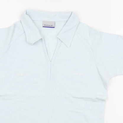 Womens UK Size 14 Reebok Blue Basic Polo