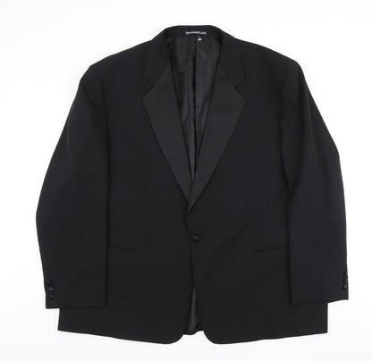 Mens UK Size  Greenwoods Classic Big & Tall Black Suit Jacket