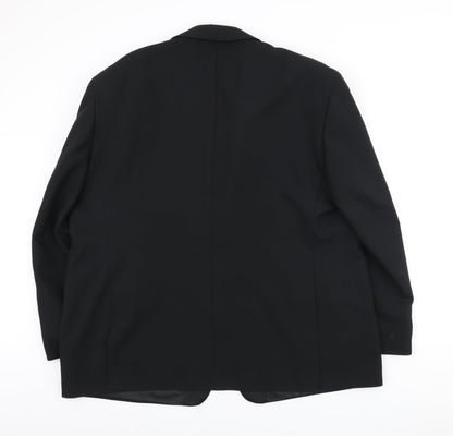 Mens UK Size  Greenwoods Classic Big & Tall Black Suit Jacket