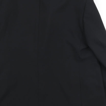 Mens UK Size  Greenwoods Classic Big & Tall Black Suit Jacket