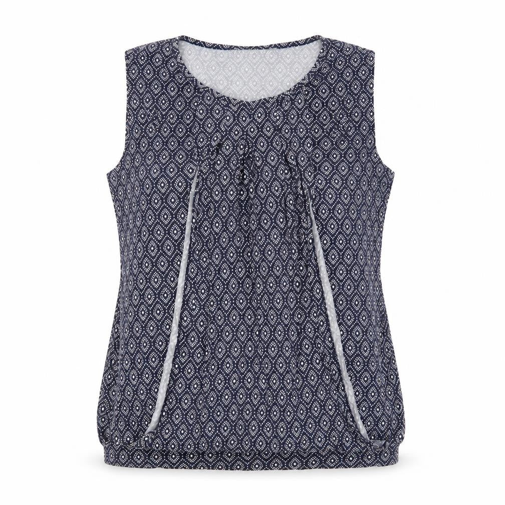Womens UK Size S JoJo Maman Bébé Blue Basic Blouse