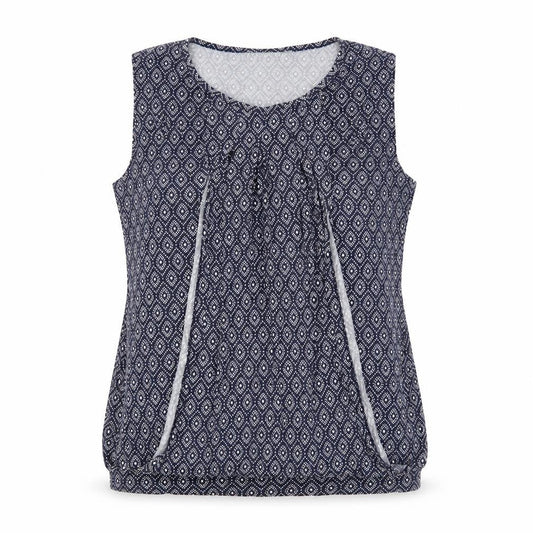 Womens UK Size S JoJo Maman Bébé Blue Basic Blouse