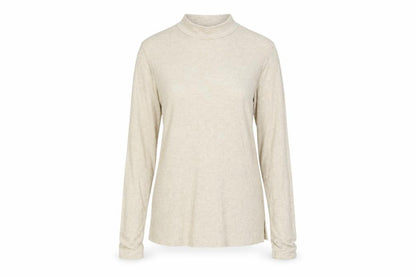 Womens UK Size 12 River Island Beige Basic T-Shirt