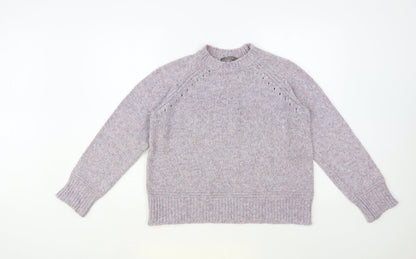Womens UK Size S Oasis Purple Pullover Jumper