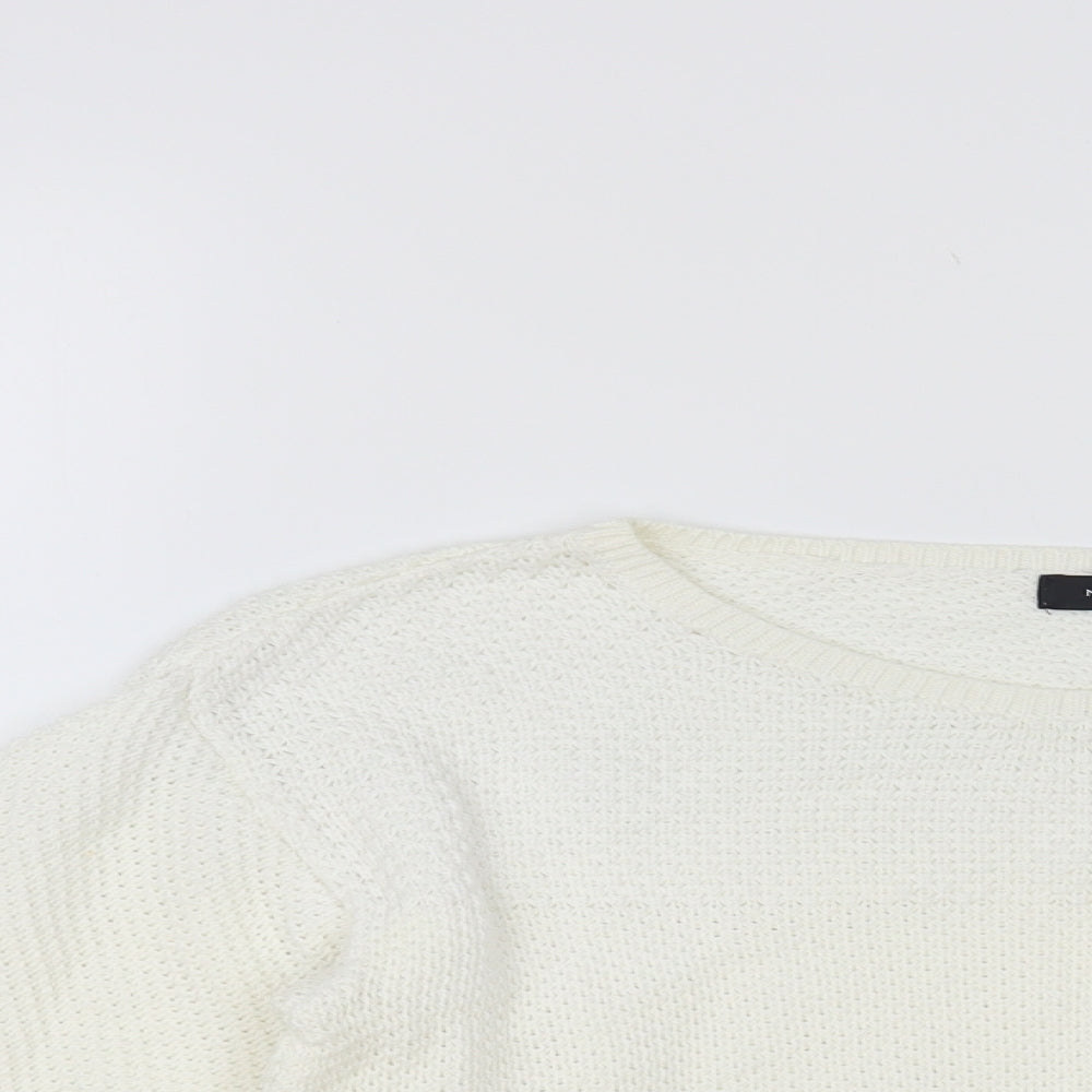 Womens UK Size 8 New Look White Pullover Jumper
