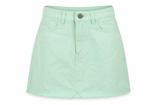 Womens UK Size 6 Nasty Gal A-Line Denim Skirt