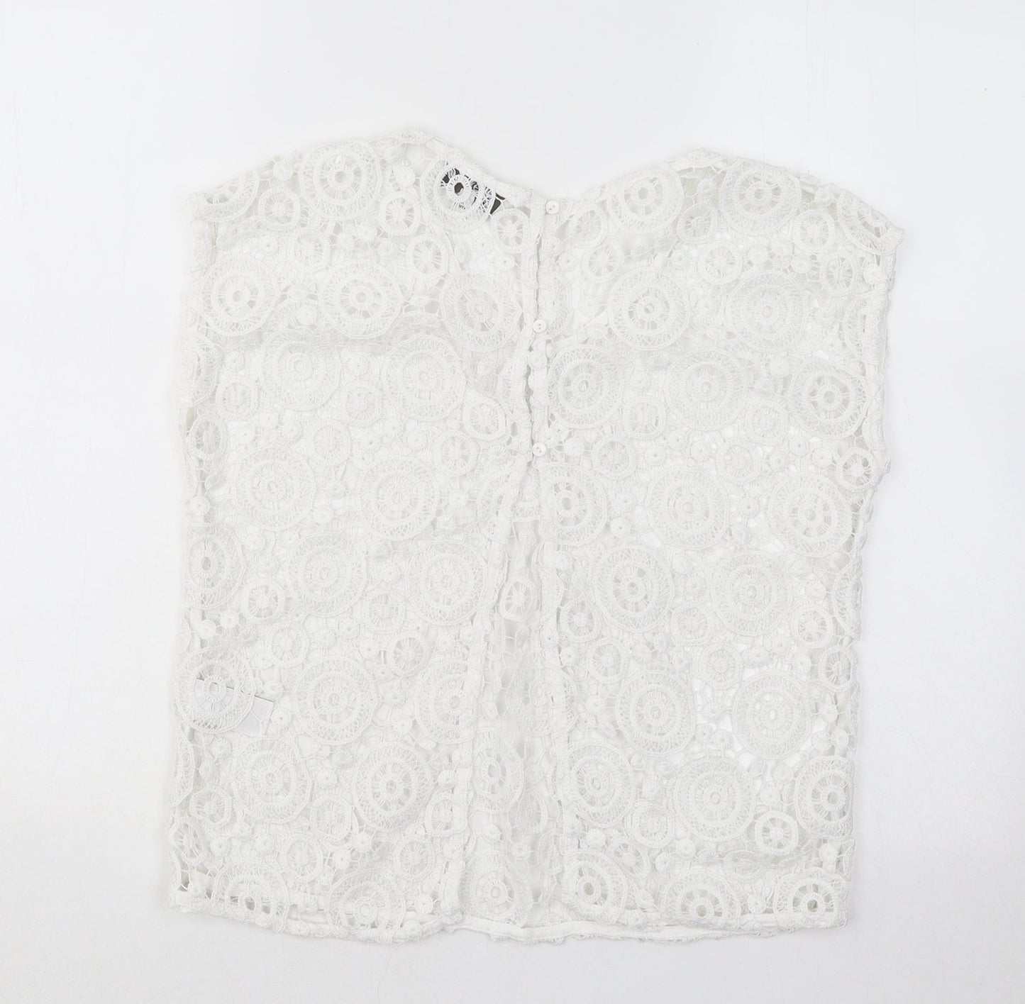 Womens UK Size 6 NEXT White Basic T-Shirt