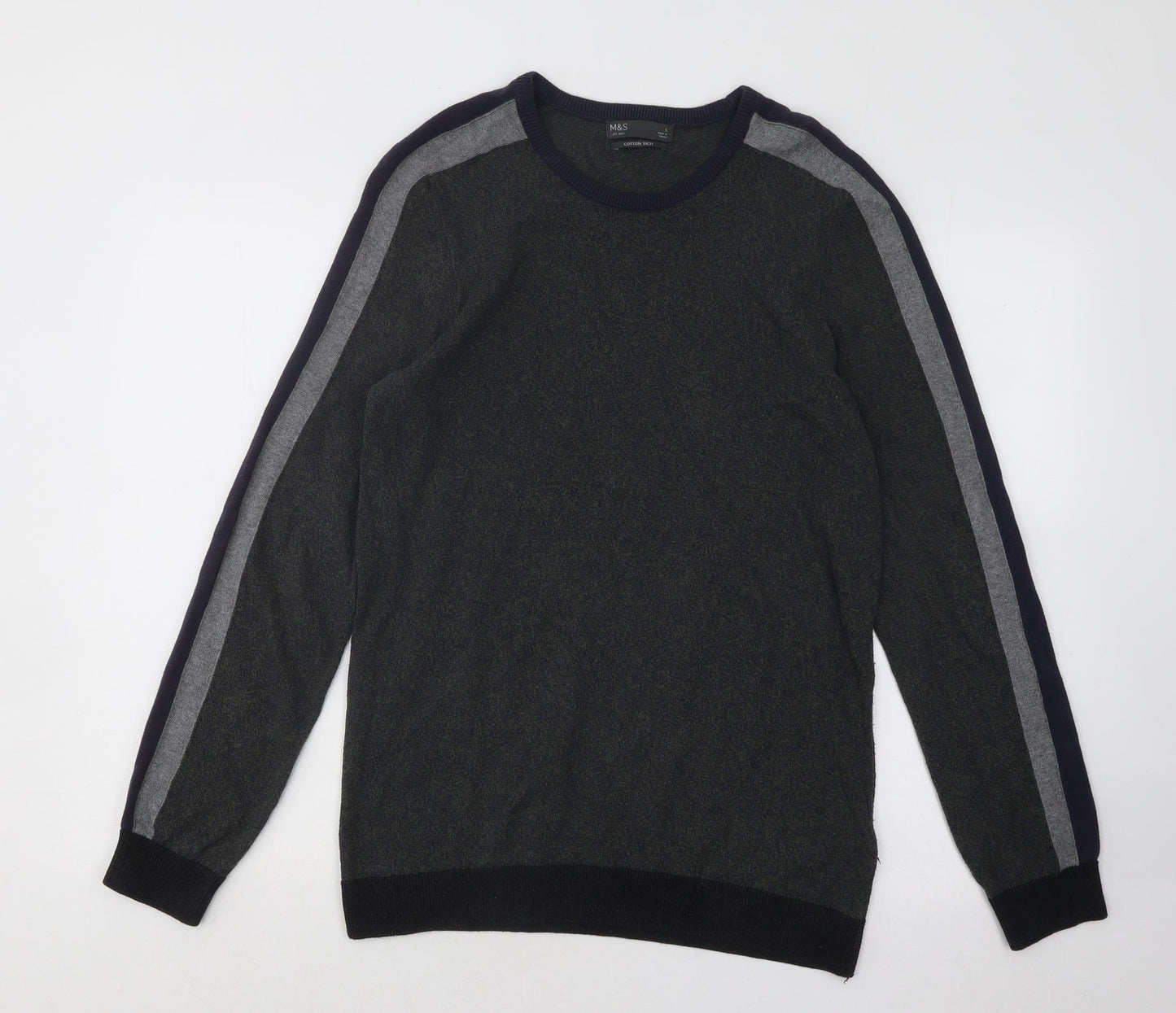 Womens UK Size S Marks and Spencer Green Pullover Jumper