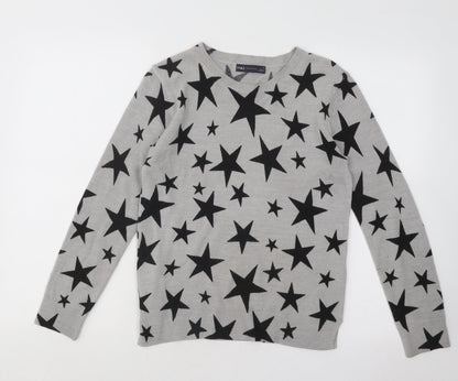 Womens UK Size 8 Marks and Spencer Grey Pullover Jumper