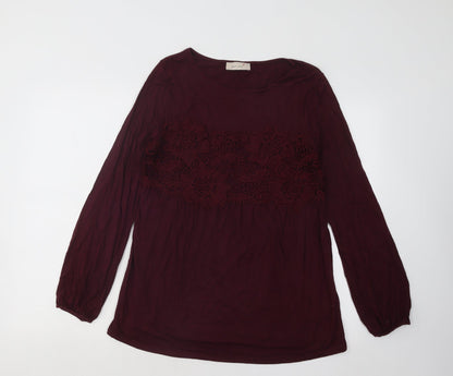 Womens UK Size 12 Marks and Spencer Red Pullover Jumper