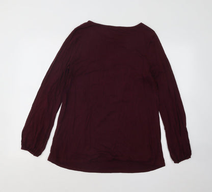 Womens UK Size 12 Marks and Spencer Red Pullover Jumper