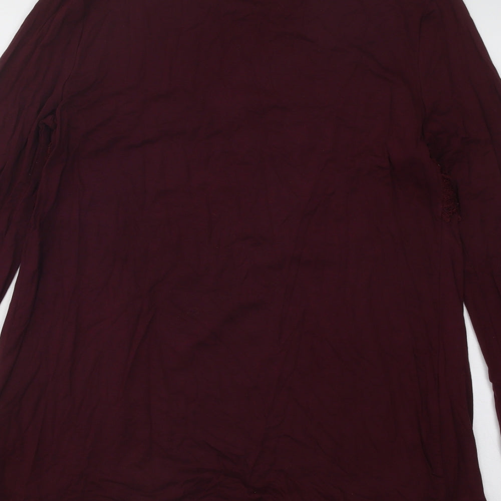 Womens UK Size 12 Marks and Spencer Red Pullover Jumper
