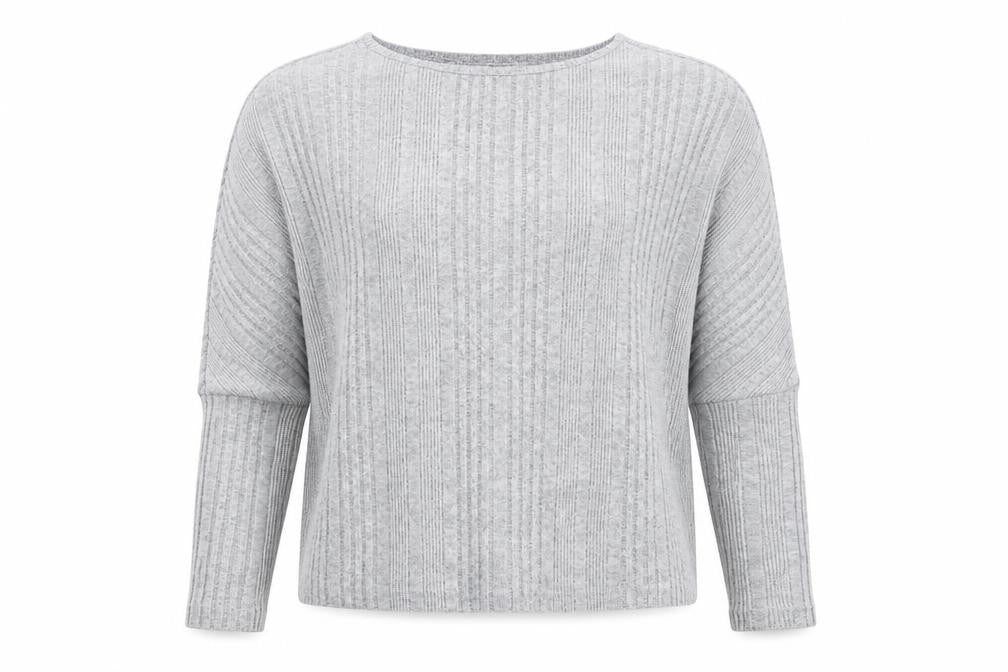 Womens UK Size S SheIn Grey Pullover Jumper