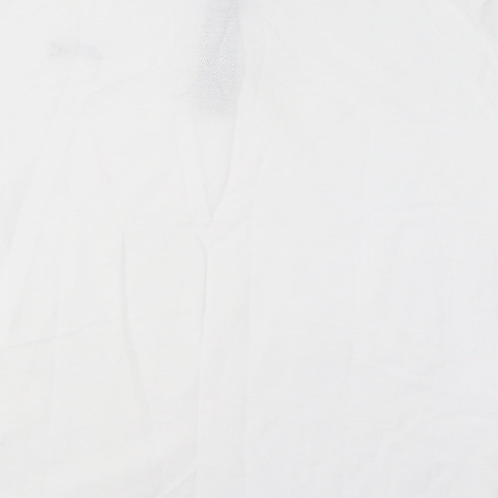 Slazenger Mens White Cotton Polo Size 2XL Collared Button