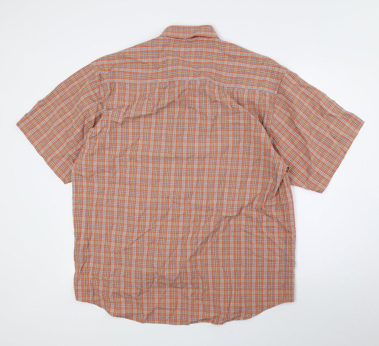 Mens UK Size L First Avenue Classics Multicoloured  Button-Up Short Sleeve Casua