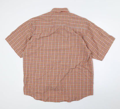 Mens UK Size L First Avenue Classics Multicoloured  Button-Up Short Sleeve Casua