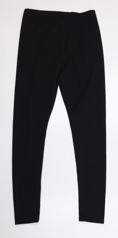 MISSAP Womens Black Polyester Carrot Leggings Size M L27 in - Size M/L