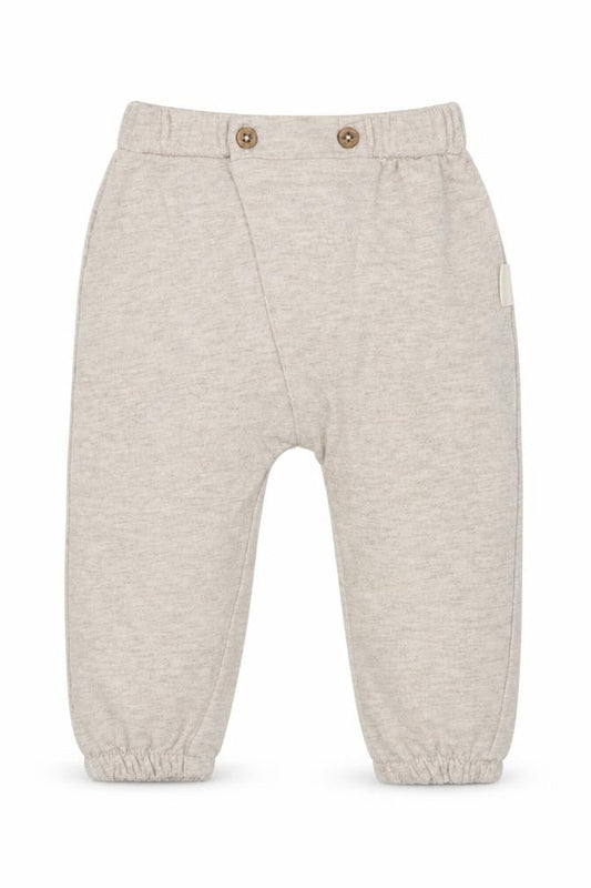 Rabbit + Bear Baby Beige 100% Cotton Jogger Trousers Size 3-6 Months