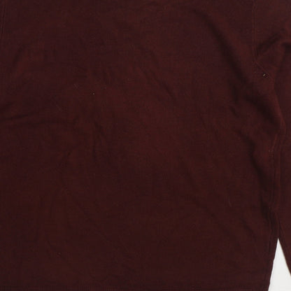 Matalan Mens Brown Round Neck Acrylic Pullover Jumper Size M