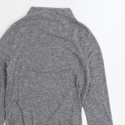Womens UK Size 8 River Island Grey Pullover Jumper