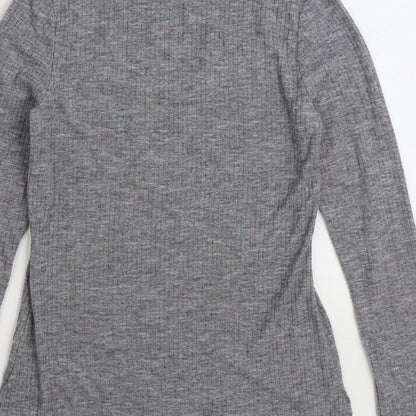 Womens UK Size 8 River Island Grey Pullover Jumper