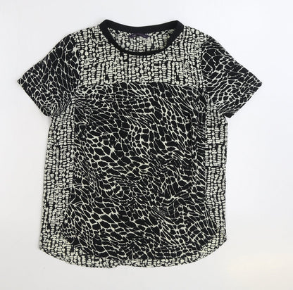 Womens UK Size 10 Marks and Spencer Black Basic Blouse