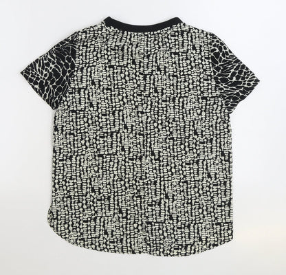 Womens UK Size 10 Marks and Spencer Black Basic Blouse