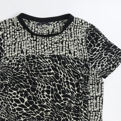 Womens UK Size 10 Marks and Spencer Black Basic Blouse