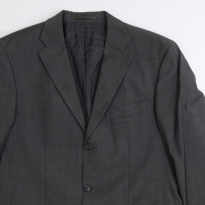 Mens UK Size 42 Lanificio Regular Grey Suit Jacket