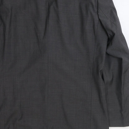 Mens UK Size 42 Lanificio Regular Grey Suit Jacket