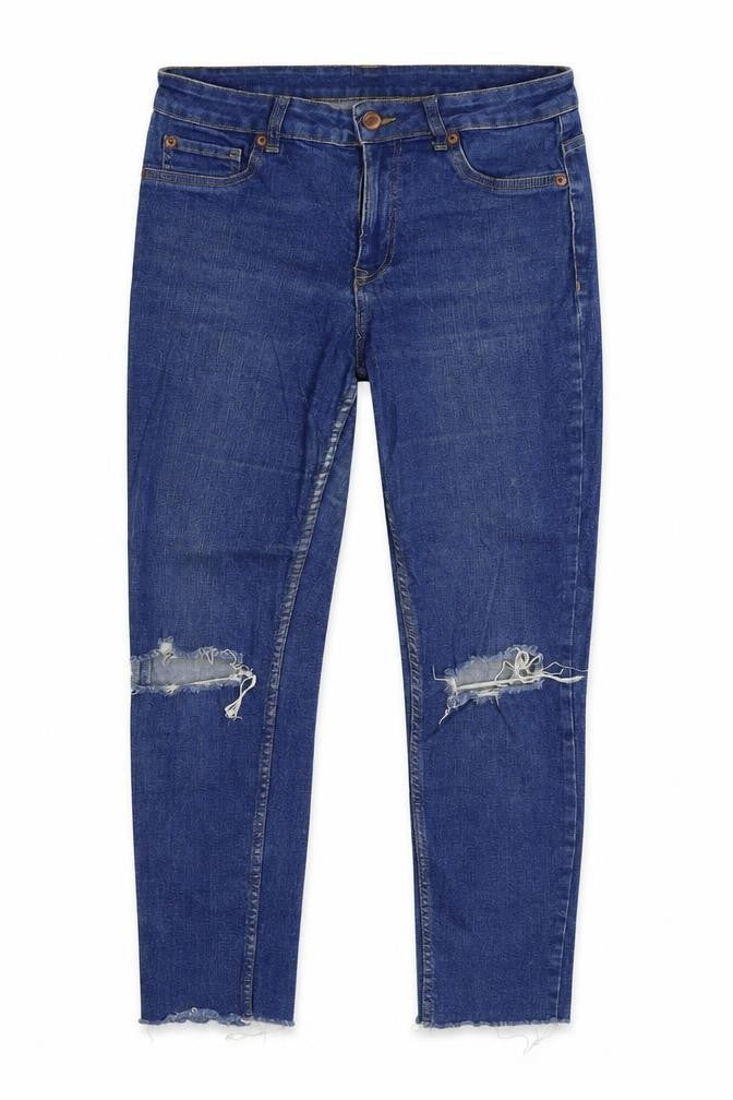 Womens UK Size 10 New Look Regular Fit Skinny Blue Jeans
