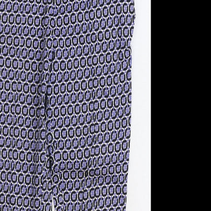 Womens UK Size 12 H&M Regular Fit  Blue Trousers