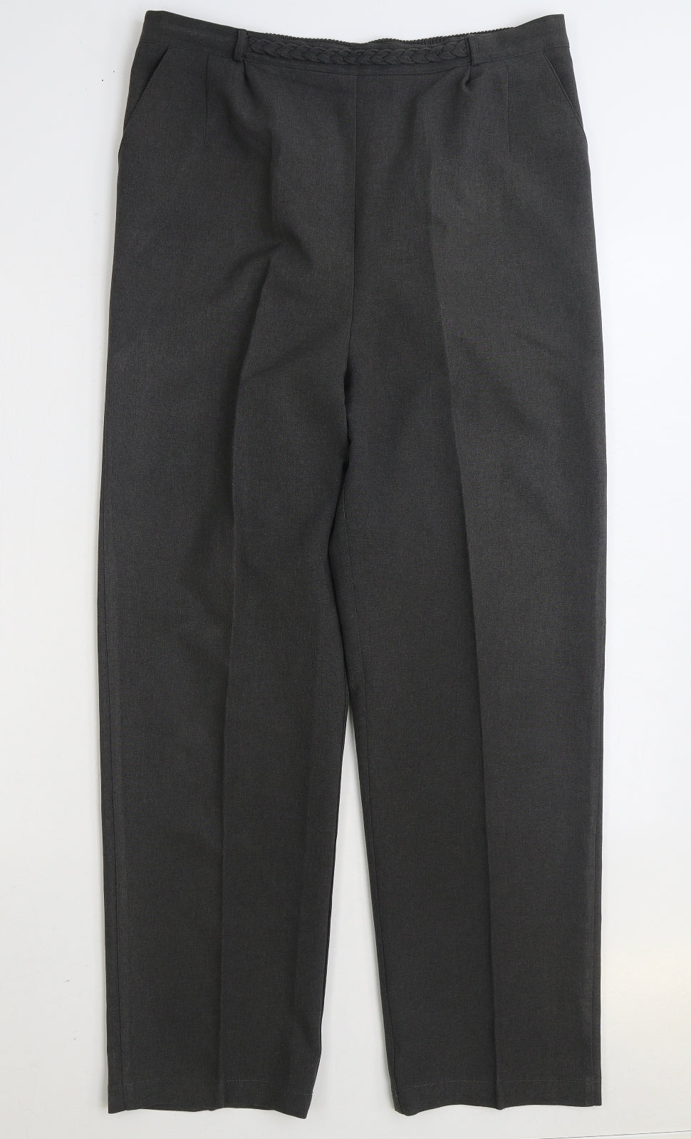Womens UK Size 16 Sarah Hamilton Regular Fit  Grey Trousers