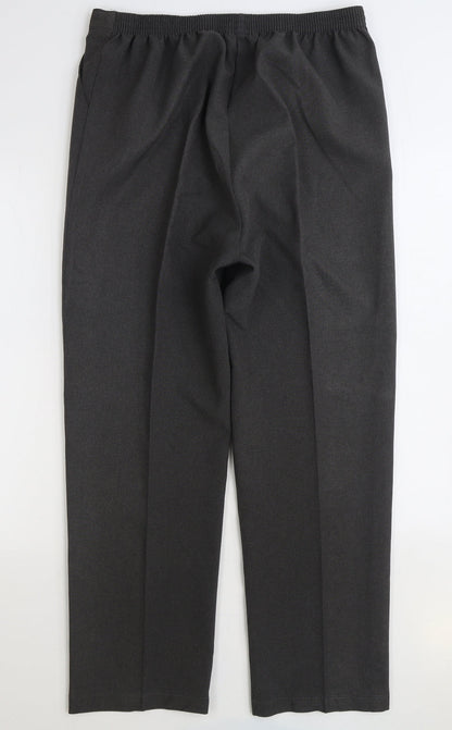 Womens UK Size 16 Sarah Hamilton Regular Fit  Grey Trousers