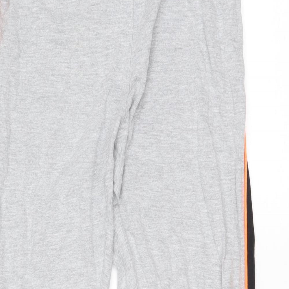 Dunnes Stores Mens Grey Cotton Snow Pants Trousers Size 31 in L27 in Regular Drawstring