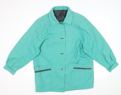 Womens UK Size M Preworn Green Jacket