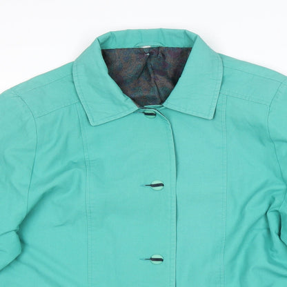 Womens UK Size M Preworn Green Jacket