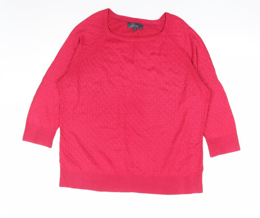 Womens UK Size 14 Per Una Pink Pullover Jumper