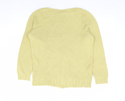 Womens UK Size 12 Bonmarché Yellow Pullover Jumper